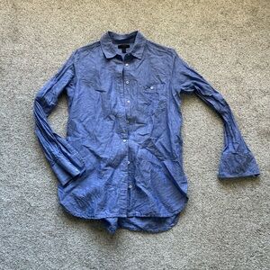 J. Crew Indigo Button-Down Shirt